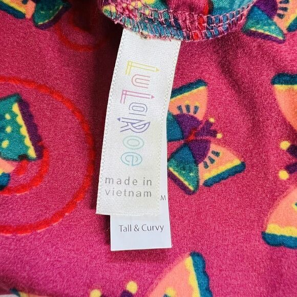 LulaRoe Leggings Tall & Curvy Monarch Butterfly Festival Colorful 0706 - Picture 5 of 6